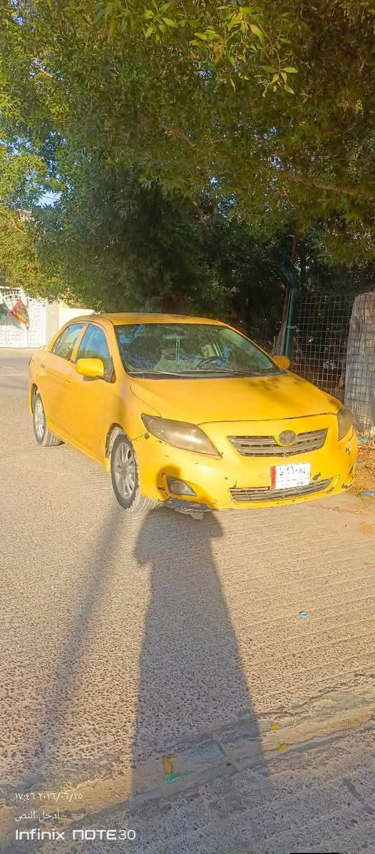 سلام عليكم كورله موديل 2009 سياره نضيفه حداديه زينه تخم تاير جديد تبريد شغال كهربائيات شغاله سنويه بسمي مكينه 1800 جديده العنوان نجف رقم التلفون أو بي واتساب ***********
