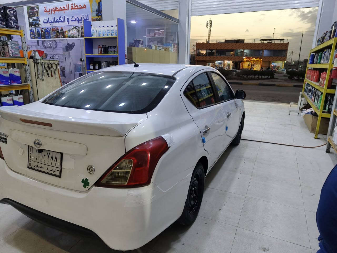 اللهم صل على محمد وال محمد نيسان سني بليتة زركة2018 حادثهة جاملغ وبنيد وبيهة 3 قطع صبغ محرك كير حدادة جاهزة السعر 78 وبيهة مجال قليل العنوان بصرة ***********
