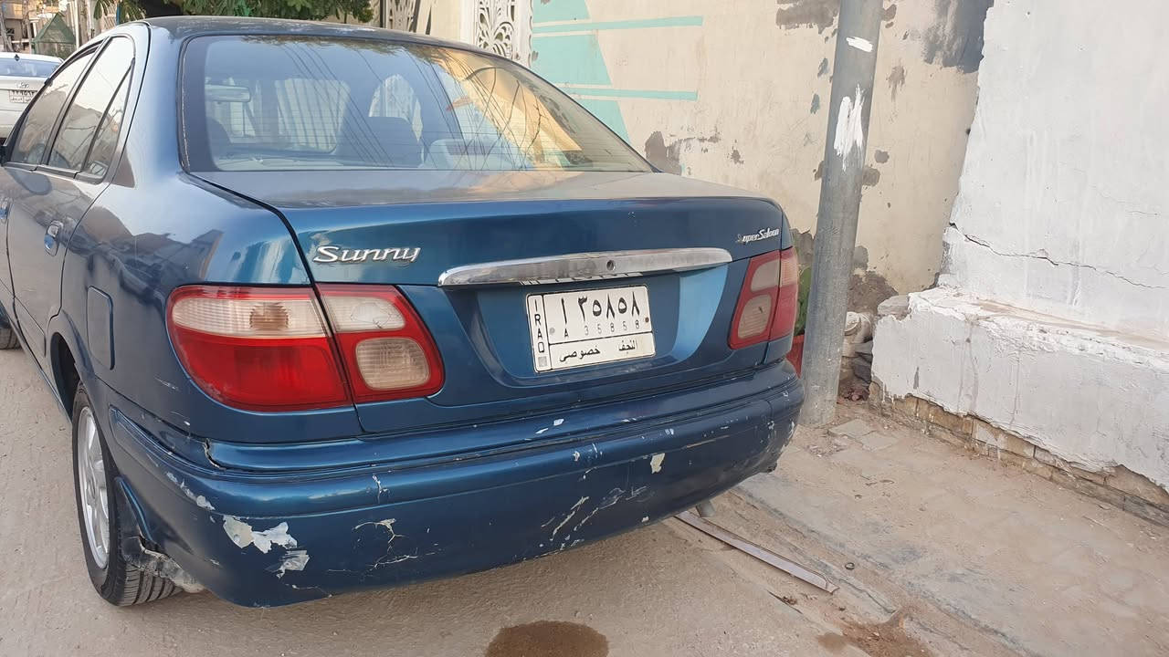 نيسان ياباني مديل ٢٠٠٠ جاهزه محرك كير حداديه تبريد بيه طخه بصيطه موضحه بصوره رقم نجف سعر ٤٠ وشراي يتصل ***********

