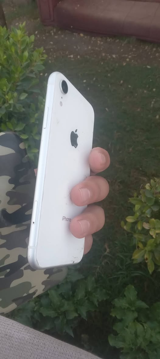 ايفون xr نضيف كلش ذاكره 64 فيس ايدي شغال  بطاريته 81 بس الضهر مفطور  رايده 150 او بي مجال رقم الهاتف ***********
