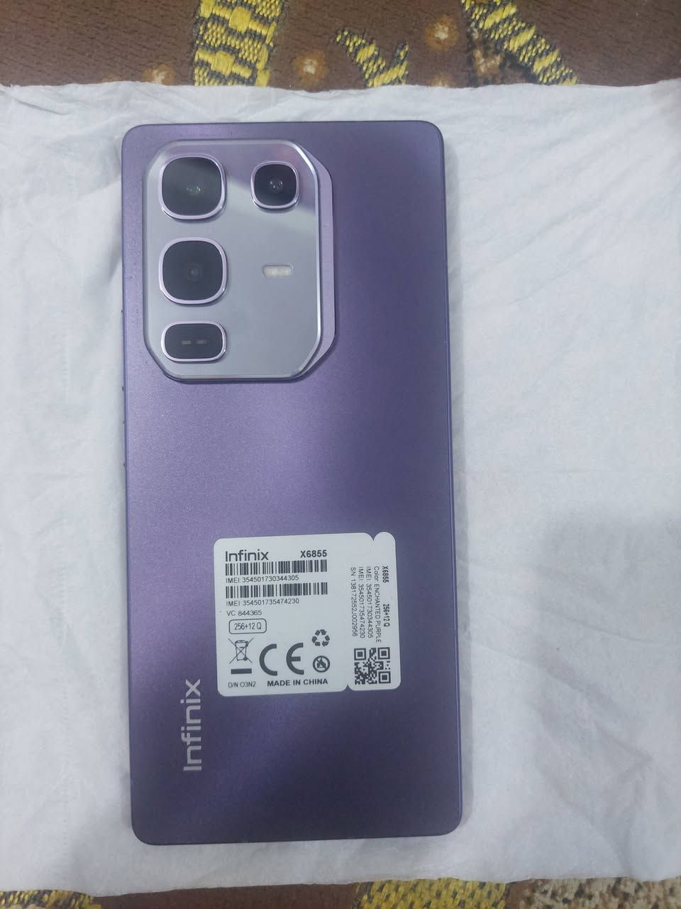 Infinix note 50 pro
ذاكرة 256 رام 12 مستخدم شهرين كامل هوة وتفاصيلة سعرة 275 وبي مجال للأتصال ***********
