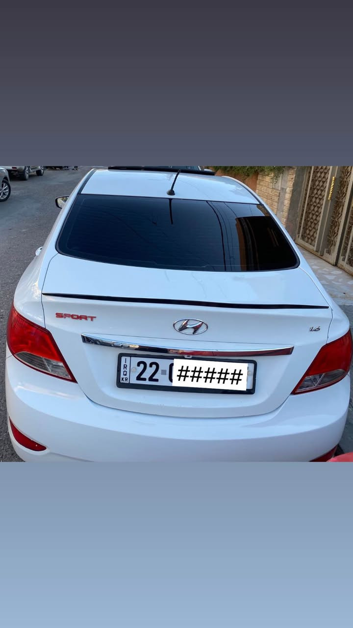 ▪️Hyundai Accent 2015 ▪️
▪️وارد خلیجی سفر شرکە ▪️

▪️١٠ پارچە ڕەش لەسەر ساغە ▪️
▪️بێ لێدران بێ دەعم ، بێ ناوگرتن ▪️
▪️پێش و پشت کەپس بێ ئێڕباگ ▪️
▪️فوول مواسفات سلایت ڤۆلیۆم ▪️
▪️بەسمە و حساس و Abs ▪️
▪️یەدە بەسمە و ، پێنج بالیف ▪️
▪️مەکینە / V4.16 بەشەرت بێ عەیب ▪️
▪️رەقەم و سەنەوی و ژینگەی نوێیە ▪️
▪️ناونیشان هەولێر / *********** ▪️

▪️نرخ / ٩٧ $ ▪️ أربيل, العراق
