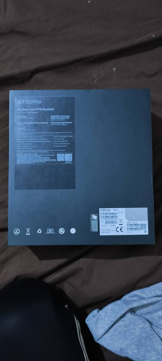 سلام عليكم انفنكسGT30 للبيع
شاشه 144 هيرتز
شاحنه 45W
الجهاز كامل ملحقاته
بطاريه ١٠٠ 
شفتات
مبرد أصلي
السعر 500
هاتف📞 ***********
