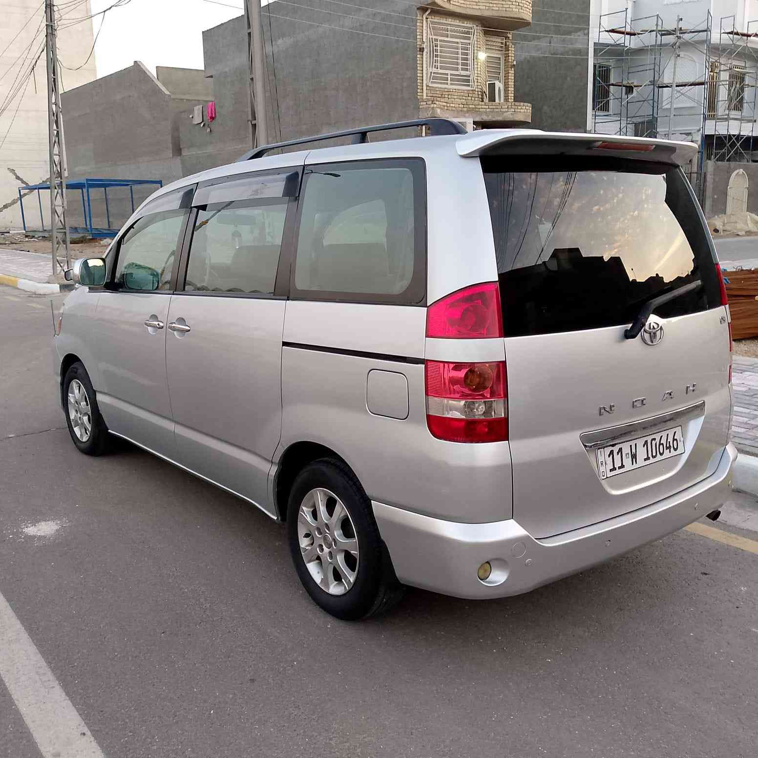 تويوتا نوها 2005 اصل  رقم بغداد تحويل مباشر كفاله عامه من كلشي السعر (97 )ورقه وبيها مجال بسيط 
للأستفسار *********** 
  
الموصفات بيبان كهرباء 7 راكب شاشه كبيره ثلاث قطع تبريد مكينه 2400 لايت كرستال داخل صاج 10 جكمجات حساسات اماميه خلفيه اريل بلاد كامره امامي خلفي اشاير بالمري السيارة جديدة بمعنى الكلمة وما ناقصها اي شي مكان السيارة كربلاء
