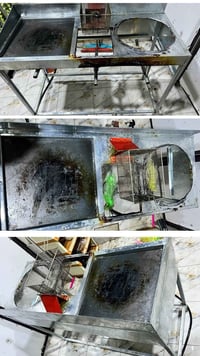 معدات مطعم • عارضة فلافل • مثرامة حمص ولحم