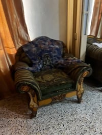 طخم رئاسي • طخم خشب • طخم قنفات • قنفات • اثاث منزلي • 5 مقاعد • خشب ع...