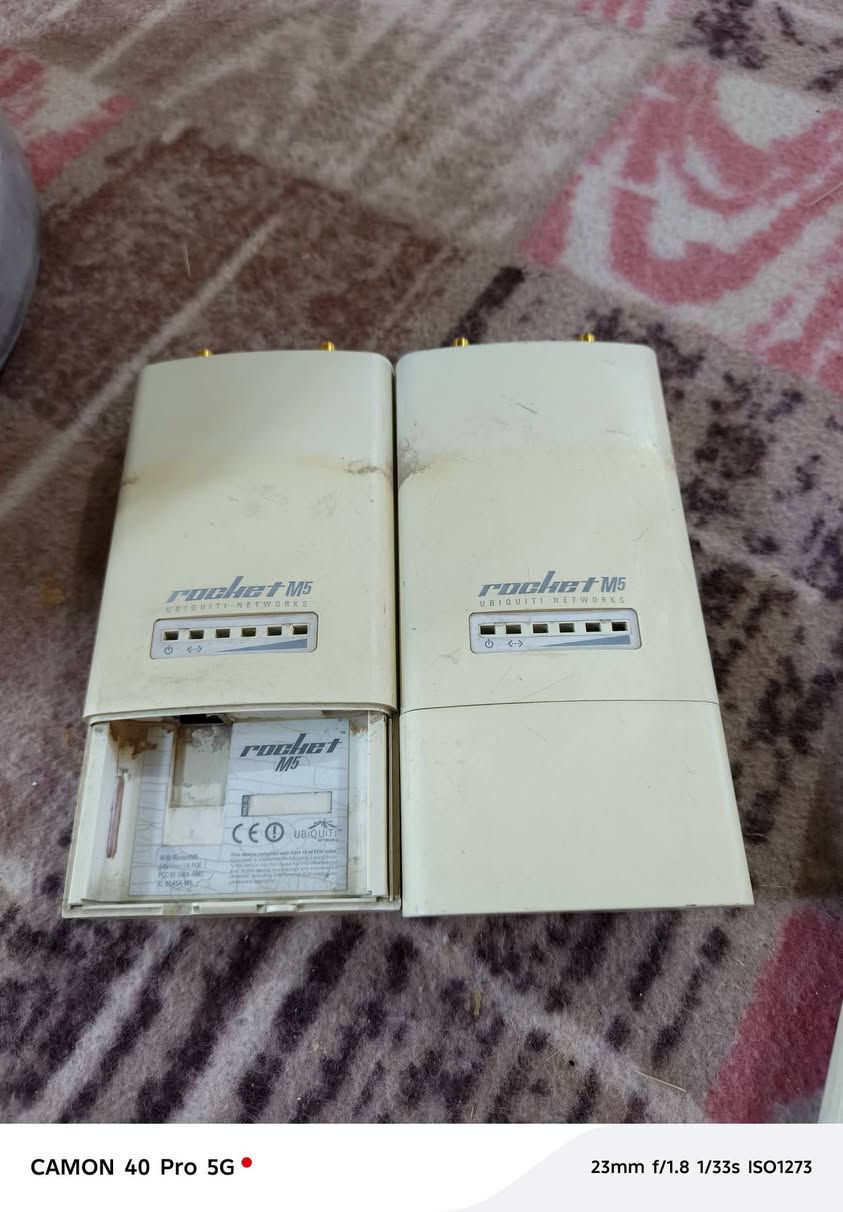 سلام عليكم اجهزه مستخدمه الضمان 3 ايام
روكت xm ب 35

912.  g5 ب 35

دش 29 ب 55 

سكتر  ubnt ب 55

راك 4u ب 35

سسكو 1024 كيكه ب 50

يوجد توصيل

 ***********
