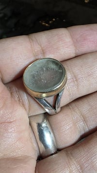 در قديم • خاتم ذهب • صياغة يدوية