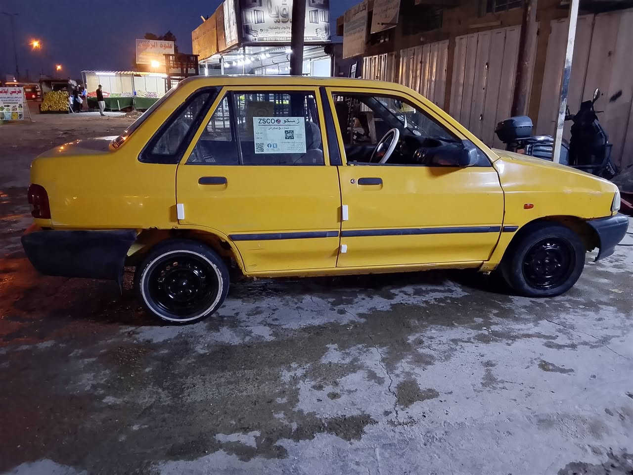 سلام عليكم سياره سايبا موديل 12 رقم بغداد صدام بدون تحويل بدون تحويل سياره حلوه ونضيفه كير مكينه خير من الله تخم تاير باتري جديد كهربائيات كلها شغاله كشرها كدام عينك سياره حلوه مال شغل سعر 900ابيع مكاني بغداد الزعفرانية رقم ***********
