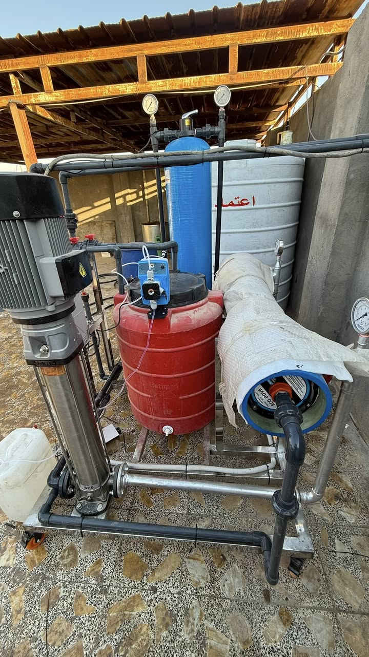 محطه 1000 لتر بالساعه تعمل ع املاح 15000 (نظام بحري)
في محافضه البصره ( الزريجي) 
للطلب او اللاستفسار  ***********  📞📞
