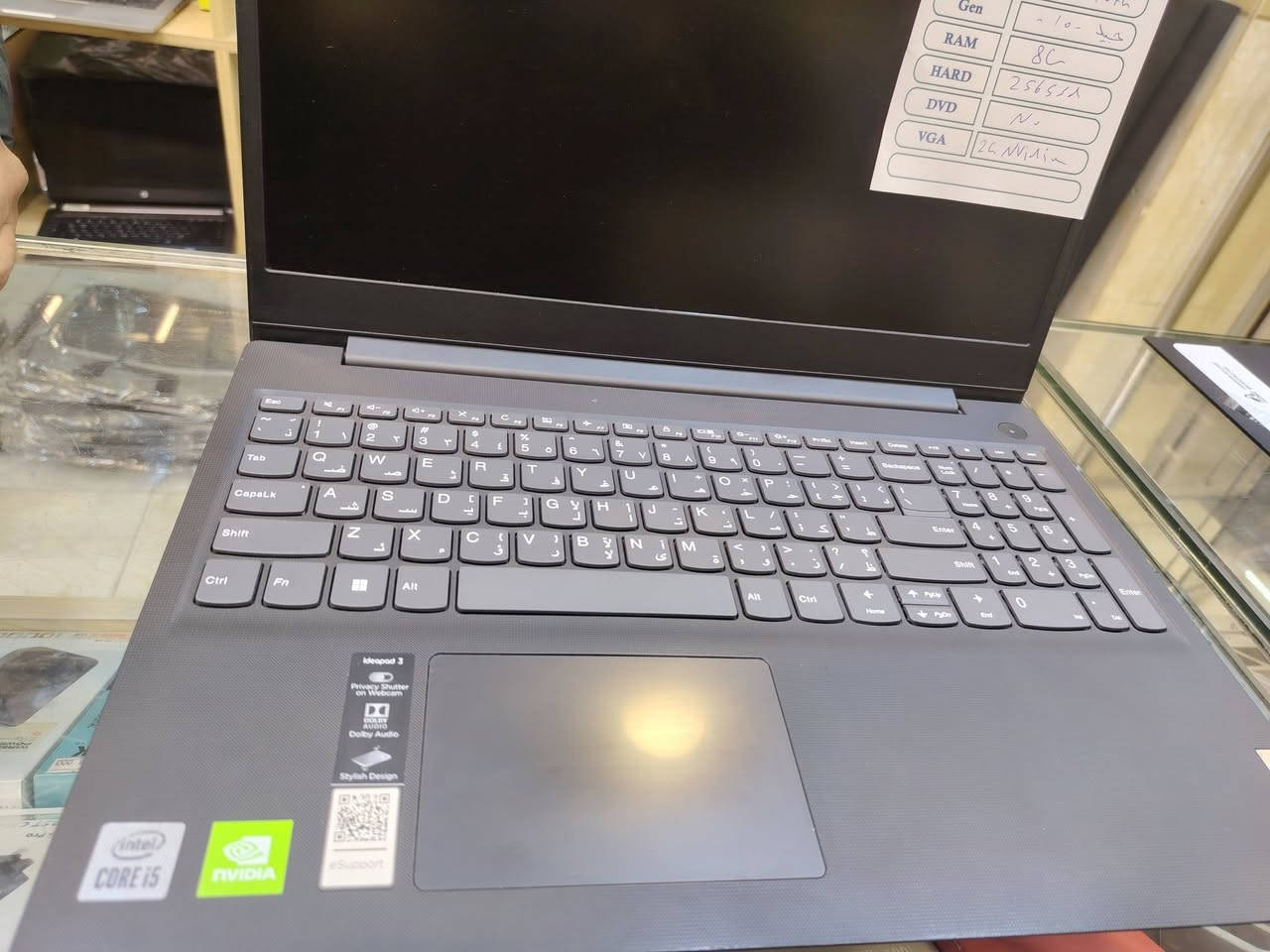 💻 الأداء القوي يجتمع مع السعر المثالي في مكتب صدف! 💎
​هل تبحث عن لابتوب يجمع بين التصميم الأنيق والأداء الموثوق؟ وصل حديثاً الوحش الاقتصادي Lenovo IdeaPad 3 بنظافة ممتازة جداً وشبه جديد!
​✨ المواصفات التقنية:
​المعالج: Intel Core i5 (الجيل العاشر) لسرعة استجابة فائقة.
​الذاكرة (RAM): 8GB لتعدد مهام سلس.
​الهارد: 256GB SSD (سرعة صاروخية في التشغيل ونقل البيانات).
​الشاشة: 15.6 بوصة بدقة Full HD لوضوح خيالي وألوان واقعية.
​كارت الشاشة: منفصل Nvidia 2GB (مثالي للتصميم، الألعاب الخفيفة، والبرامج الهندسية).
​✅ الحالة: نظافة عالية جداً 
✅ السعر التنافسي: فقط( 450) ألف دينار عراقي!
✅ الهدايا المجانية: (شاحن  + حقيبة لابتوب + ماوس هدية).
​📍 العنوان والتواصل:
​الموصل - المجموعة الثقافية - مجاور شركة طاقة.
​🚚 خدمة التوصيل: متوفرة لجميع محافظات العراق  
​📞 للحجز والاستفسار:
اتصل بنا الآن على: ***********
