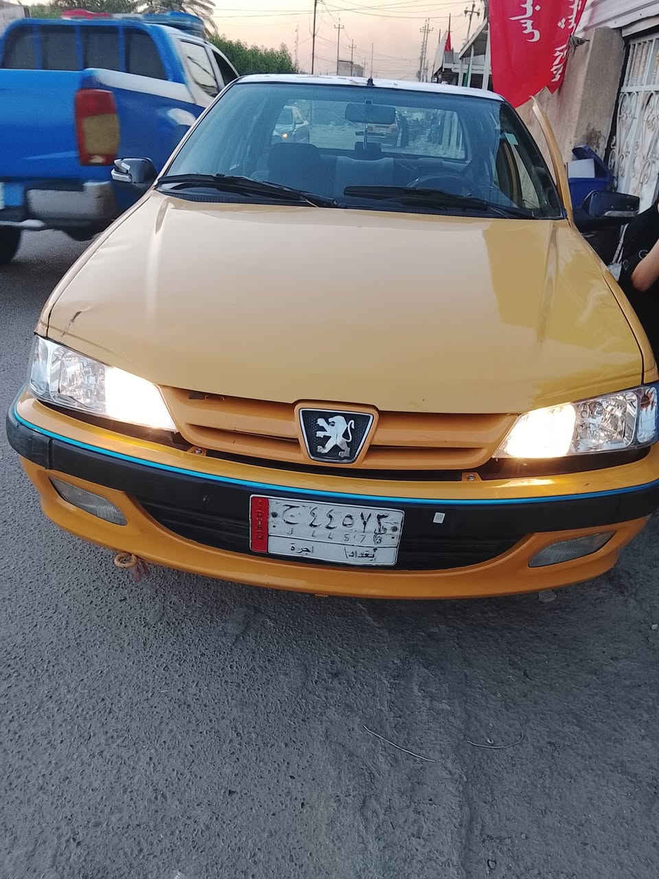 سيارة بيجو موديل١٥ صدر و كير خير من الله وتبريد شغله بسيطه وشرايه هذا رقمي ***********
