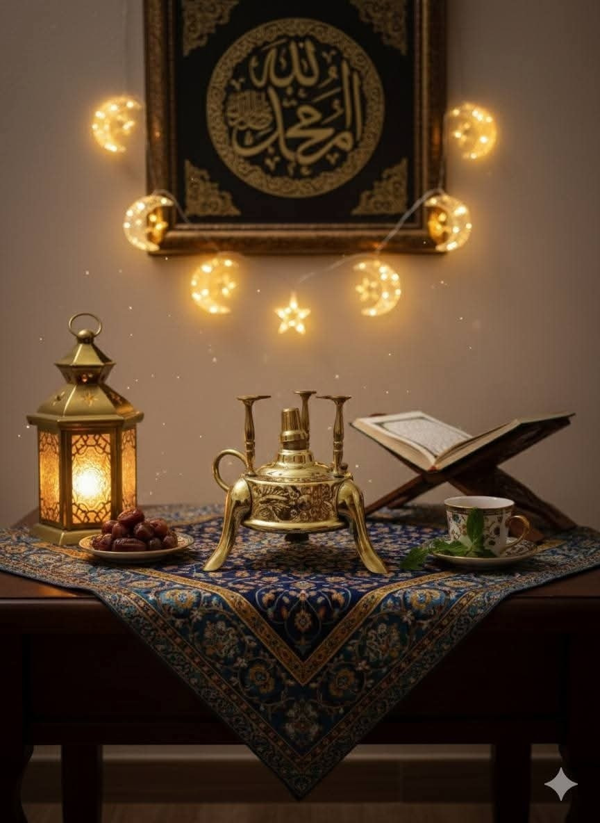 ريحة القهوة.. هي روح السهرة 🌙☕
السبرتايه" النحاس قطعة كلاسيكية جداً، وفي رمضان تتحول من مجرد أداة لصنع القهوة إلى قطعة ديكور تضفي روح "الزمن الجميل" على السهرات الرمضانية.

ما تكملتش سهرة رمضان إلا بلمة العيلة وصوت "تكتكة" السبرتايه وهي بتسوي القهوة على نار هادية.. 🕯️
سبرتايه النحاس البيور بتصميمها الإسلامي مش بس بتعمل أحلى "وش" للقهوة، دي بتضيف لمحة تراثية وشياكة لركن القهوة بتاعك في البيت.
✅ نحاس أحمر/أصفر أصلي تقيل.
✅ نقش يدوي فني.
✅ طقم كامل (سبرتايه + كنكة + صينية).
خلي قهوة بعد التراويح ليها طعم تاني السنة دي.
 #رمضان_كريم #سبرتايه_نحاس #قهوة_رمضان #ديكور_رمضاني #زمن_الفن_الجميل


**إذا كنت صاحب هذا الإعلان وتريد حذفه لأي سبب، رجاءا أرسل رسالة إلى الدعم الفني**