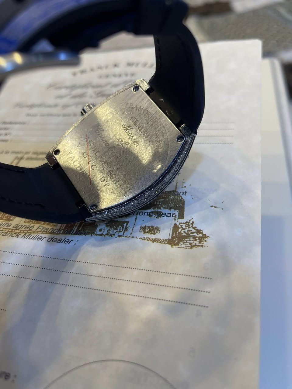 فارانك مولر كوارتز بطاريه سوبر ماستر كامل مرفقات علبه داخليه وخارجه وكتلوك ومختم سير وضهر السعر ?  60


**إذا كنت صاحب هذا الإعلان وتريد حذفه لأي سبب، رجاءا أرسل رسالة إلى الدعم الفني**