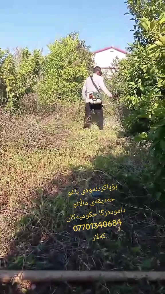 ئامادەین بۆپاکردنەوەی باغو جوانکردنی حەدیقەی ماڵانو دامودەزگا حکومیەکان؟*********** کەلار
