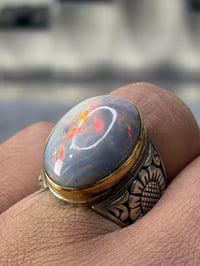 أوبال استرالي • صياغة يدوية • داير ذهب