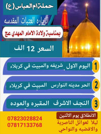 زيارة العتبات • كربلاء • ٢/٢/٢٠٢٦