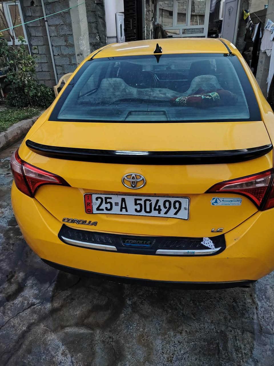 كورلا تكسي موديل 2019  بجم كبس سيارة باسمي سنوية لغاية 2031 بيها منضومة غاز  كير محرك شرط حادثها موضح بالصور السعر 148 وبيها مجال  اني مكلف بالنشر للاستفسار الاتصال على الرقم 
 ‭***********‬ كركوك, العراق
