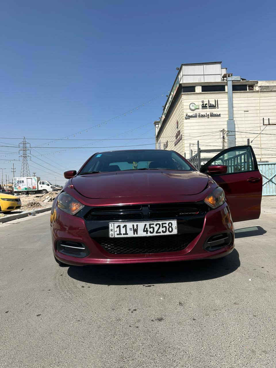 دوج دارت وارد امريكي  2015 حادثها اعمال شغب مبدل بيها بنيد ومصلح الجاملغ محرك. 2000cc هزة وسنوية جديدة لغاية 2029 سعر البيع ب73$ وبيها مجال للاستفسار الاتصال بالرقم ***********
