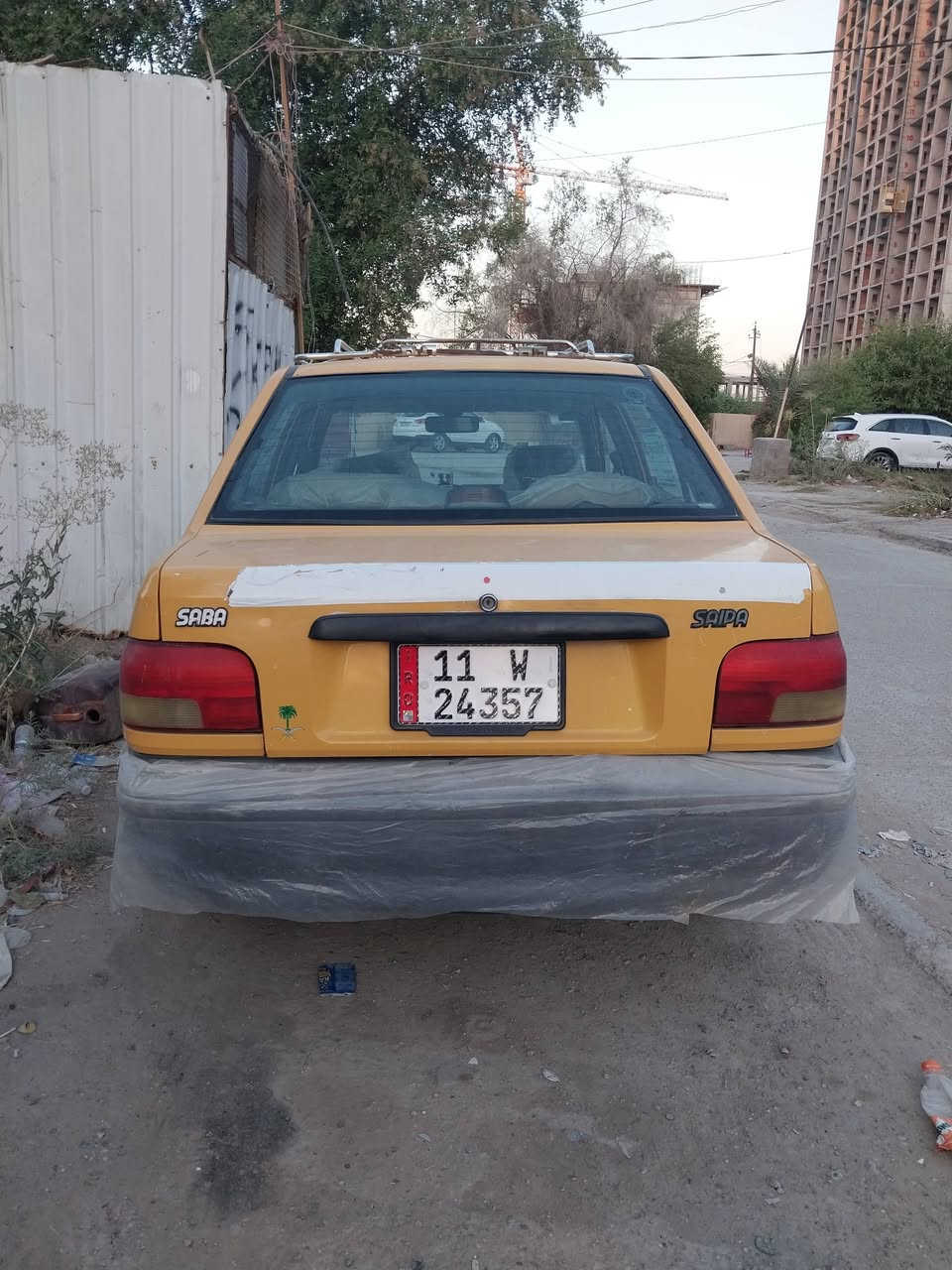 بسم الله الرحمن الرحيم
سايبا ٢٠١٥ للبيع سياره بسمي هزه جديد سياره حلوه حادث جاملغ الايسر مابي هش سياره بس نقصها جامه مال صدر كنبريسر مال تبريد عاطل ضفيره مال عقل جديده ضفيره مال تبريد كلهن جدد سعر ٣٣ مكان سياره بغداد حي جهاد قرب مطار بغداد *********** وتساب
