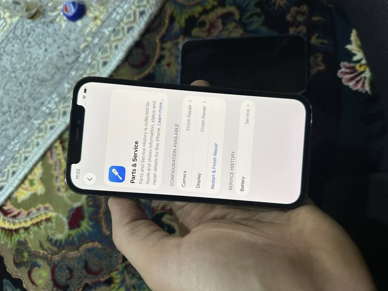 Iphone 12 pro 128gb 1 sim
شاشەی گوراوە بە gx
ایفای تیوتو ئەبری نازانم کیشەی جیە 
شوین کەلار گەیاندن هەیە 
١٨٠ هەزار


**إذا كنت صاحب هذا الإعلان وتريد حذفه لأي سبب، رجاءا أرسل رسالة إلى الدعم الفني**