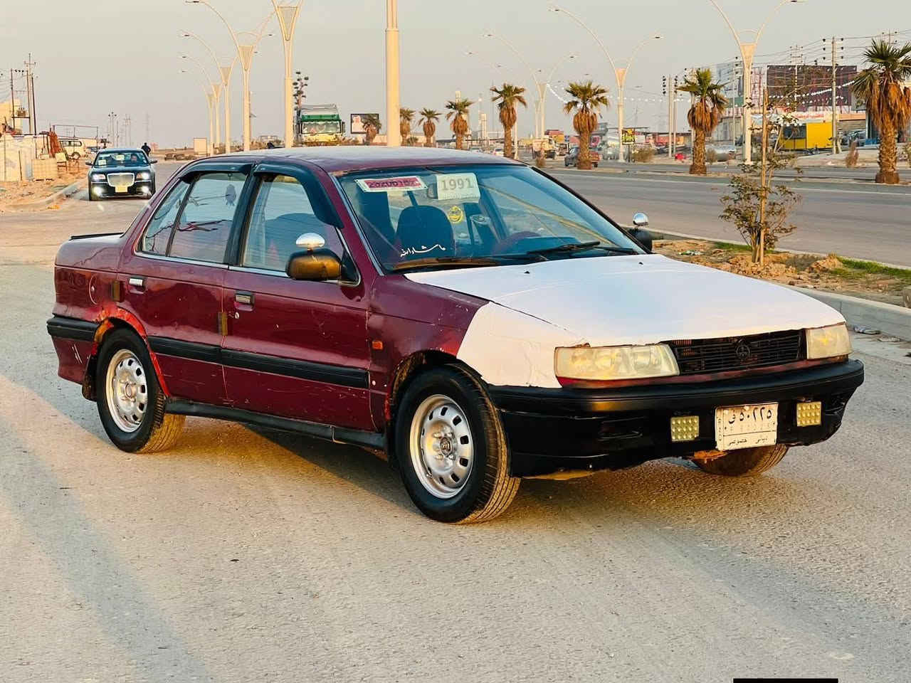 للبيع لنسر
او مراوس حسب القناعه
موديل 90 
رقم ديالي الماني 
محرك براتون المرغوب
صدر جديد تايرات جديده
مكان السياره تكريت 
السعر 18 وبيه مجال
***********
