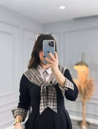 فستان كلوش • دابل تركي • مقاسات ٣٨-٤٨