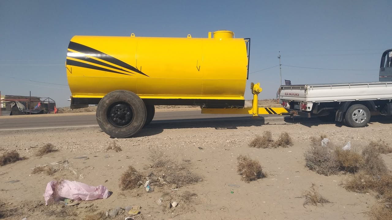 حداده وعمل المقطورات الماء المغلون حسب اطلب مختلف الحجام *********** بابل الحمزه الغربي الطريق السريع الخميسيه
