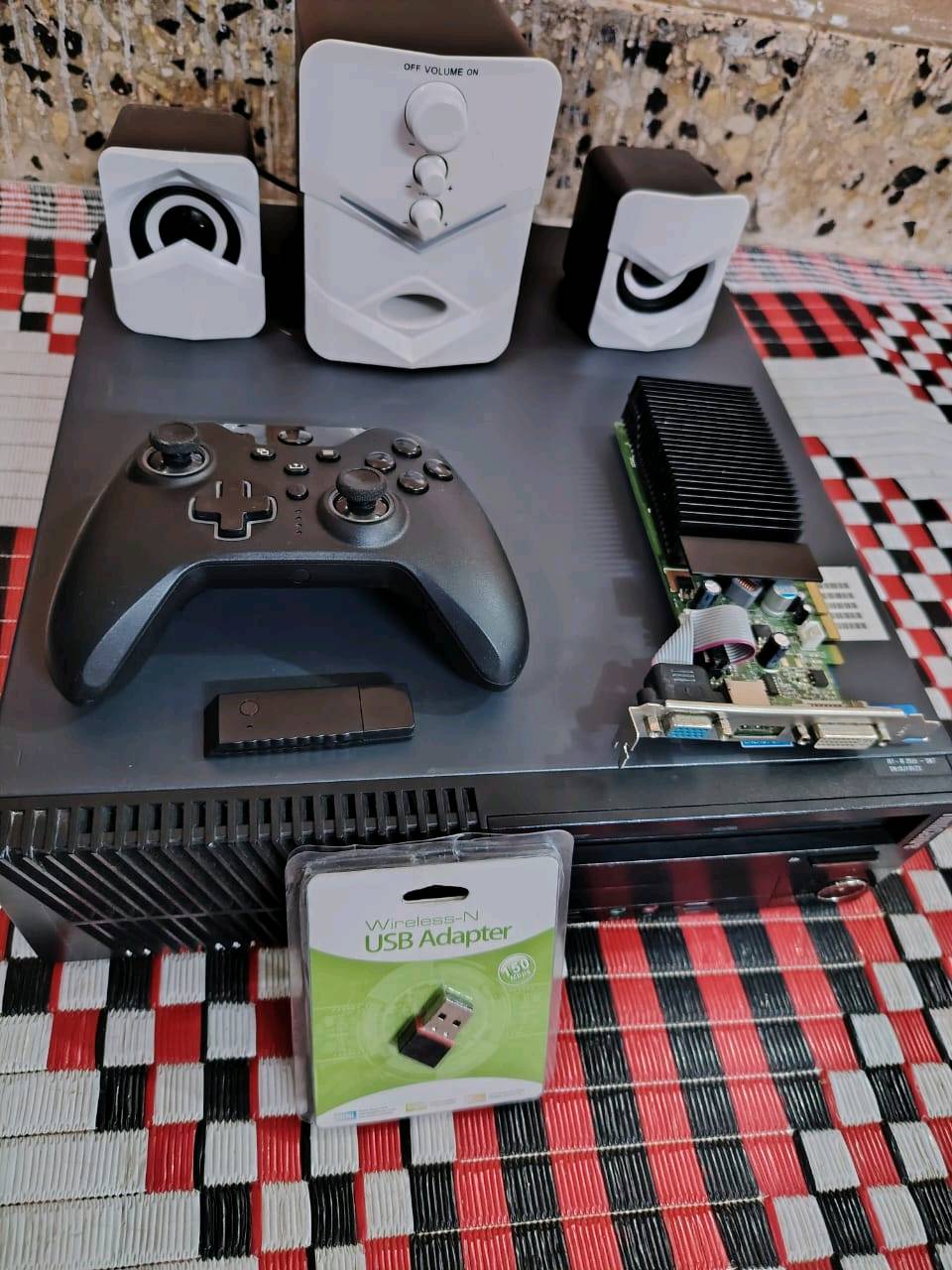 Pc عمليه للبيع شغاله فول للاعمال المكتبيه والالعاب الخفيفه عن تجربه
المواصفات
Cpu : Core i3 2th
Gpu :intel hd graphics 2000 مدمج
Gpu : gforce 8400 gs خارجي
Ram : 4gb 1333 Mghz
Ssd :480 GB EAGET
Hdd :500GB
تجي وياهة قطعة wifi مع قرص التعريف الخاص بي + جويستك XBOX مع الدنكل الخاص بي تشتغل عله xbox s و x و pc + سماعات خارجيه ثلاثيه لل pc  +  كرت شاشه خارجي مذكور في وصف ال pc
السعر 100 الف وبي مجال للطيبين للي يرضيك ويرضيني مكاني كربلاء طويريج 