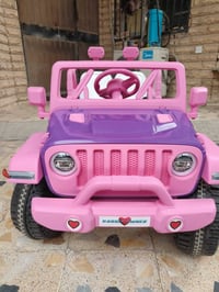 سيارة اطفال مستعملة قليل شهر واحد فقط مع ريموت حجم كبير السعر ١٢٥ الف ...