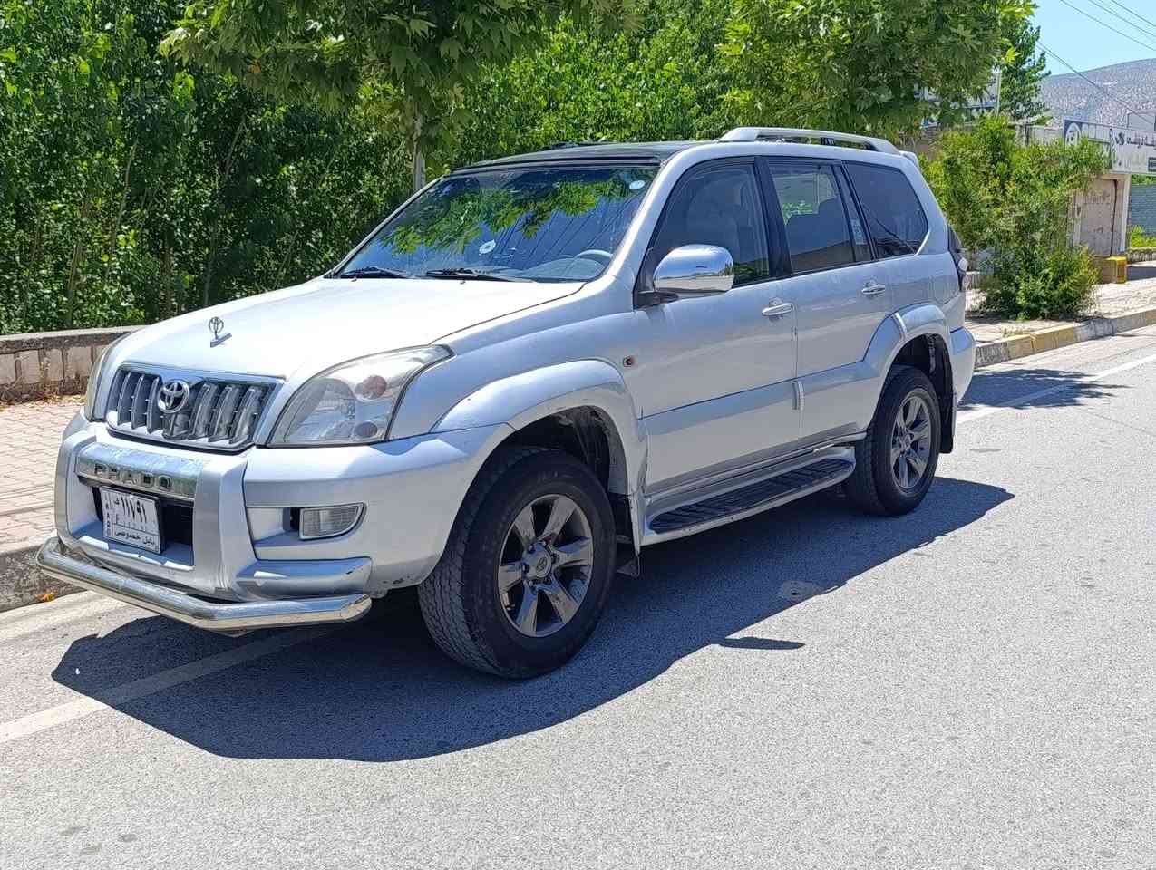هاتەوە مالی فەقیری سەیرکەچیم بۆهێناون!🔥
🚘 پرادۆ 2005 سلڤەر
🪪 سەنەوی پلاستیک
📍 پاکانە - هەولێر

✅ هەزەی نوێ
✅ یەک فلس غەرامەی لەسەر نیە
✅ هەموو بەڵگەنامە و ئەولیاتەکانی تەواون

⚙️ شەش پستۆن
⚙️ دەبڵ ئەکسل
⚙️ گێڕ و مەکینە بەشەرت
⚙️ تەقە و ڕەقە بەشەرت
⚙️ تەماتیکی+ عادی

🎨 عیزام سبوغە
🔧 تەنها جەمپێکی بچووک لە لای ڕاستی پێشەوە هەیە، بێ کاریگەری لەسەر داخلی.

⛽ سیستەمی غازی ئیتالی + بەنزین

💪 بەجدی سەیارەیەکە وەک سعات کار دەکات؛
لە سیباق، هەوراز، چیا و چۆڵ شەرمەزارت ناکات.
کوێت بوێت بڕۆیت، بە بێخەمی دەتگەیەنێت
📞 بۆ زانیاری زیاتر و بینینی سەیارە،

 پەیوەندی بکەن..*********** یان ***********
