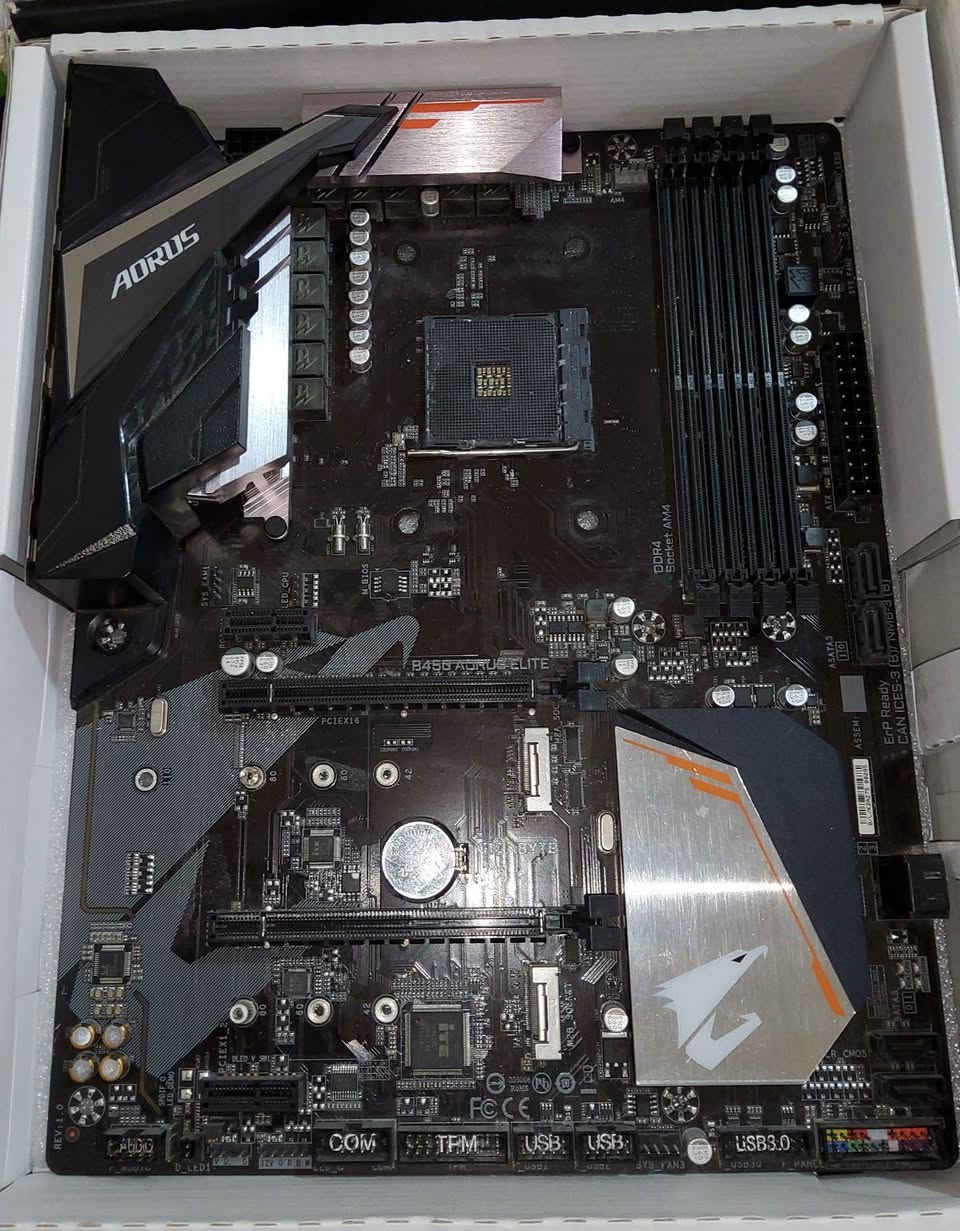 🌹السلام عليكم🌹

⬅️بورد AORUS B450 ELITE كلش نظيفة، البورد ميجي وياهة WIFI و Bluetoothداخلي بس عندي قطعتين الهن➡️

⬅️السعر 125 الف وية التوصيل➡️

⬅️***********➡️
