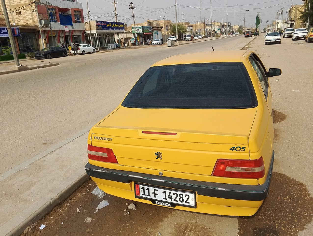 السلام عليكم
بيجو 405 موديل 15 
حداديه ومشط كله جديد بيهن ورقه ضمان
هيئه وغرامه مصفره
تبريد تدفئه كله شغال
كير ومكينه نضيفات فقط لاستيك ولف 
رقم بغداد انكليزي بسمي
السعر 35وبيهه مجال بسيط
عنوان نجف حي ميسان 
***********
