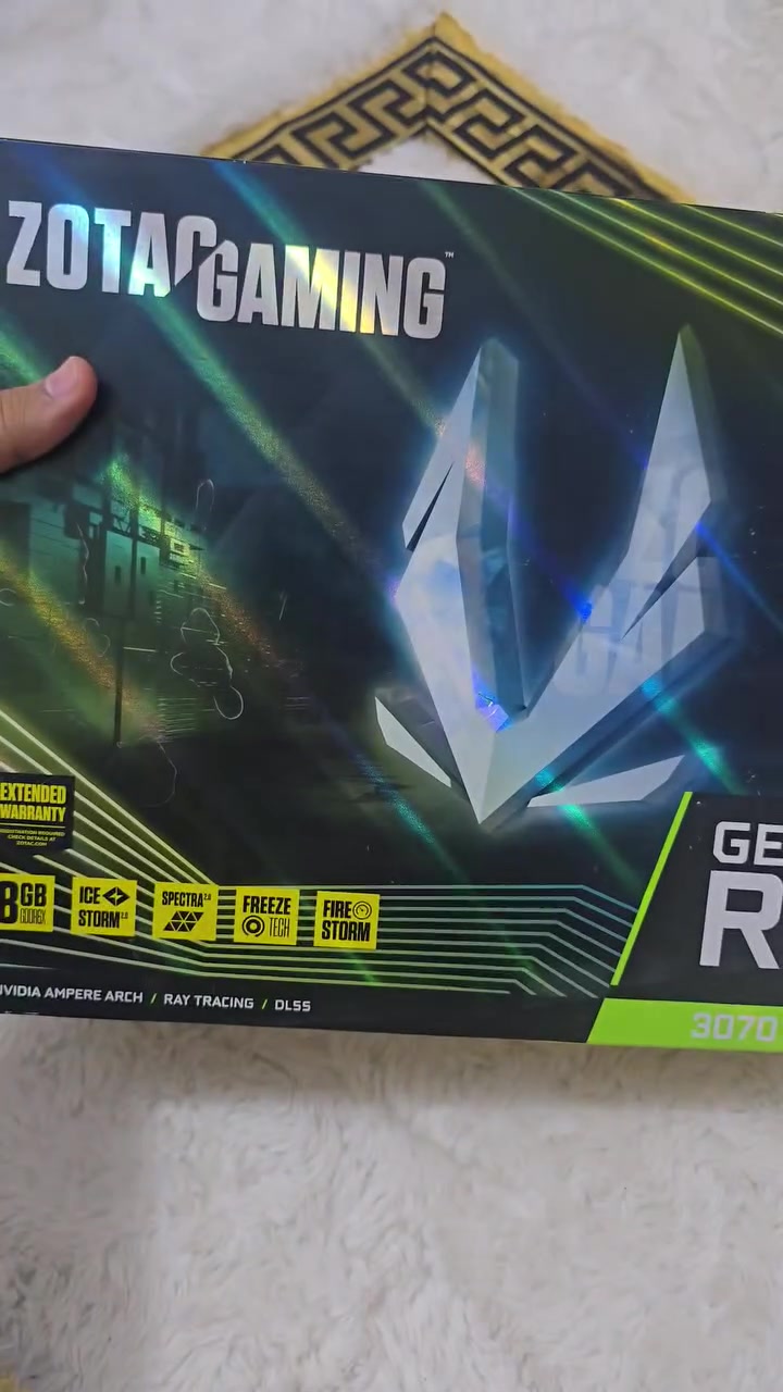 السلام عليكم
 Rtx3070ti مستخدم خفيف 
النظافة 100 بلمية كارتونة و كارت 
الكارت استخدام خفيف بتحمل كلشي كل الالعاب علة ال2k فريمات يوصلك 100 الى ال90 بلراحة حسب اللعبة و بلستخدامهن خفيف لل200 
اريد ابيعة لان جبت كارت غيره و اني كفيل مابيه اي عطل ولا أي سوء 
الكارت بيه ضمان عدا الباور اذا الباور مابتك بيه خلل هاي مشكلتك تصير اما غير شي اني مسؤول عليه ❤️‍🩹🐴
السعر الرايدة 550 بس بيه مجال للشراي يدلل علية


**إذا كنت صاحب هذا الإعلان وتريد حذفه لأي سبب، رجاءا أرسل رسالة إلى الدعم الفني**