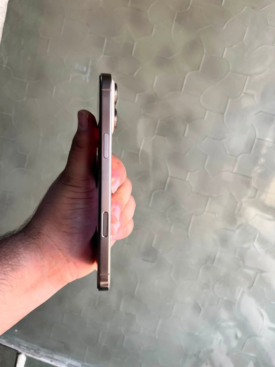 📱 iPhone 16 Pro Max – 256GB
✨ اللون: ذهبي (Desert Titanium)
✅ البطارية 100%
✅ دورات الشحن: 161 فقط
✅ بدون أي شخوط أو كسور، الجهاز نظيف جداً وشبه جديد.
السعر 1.500


**إذا كنت صاحب هذا الإعلان وتريد حذفه لأي سبب، رجاءا أرسل رسالة إلى الدعم الفني**