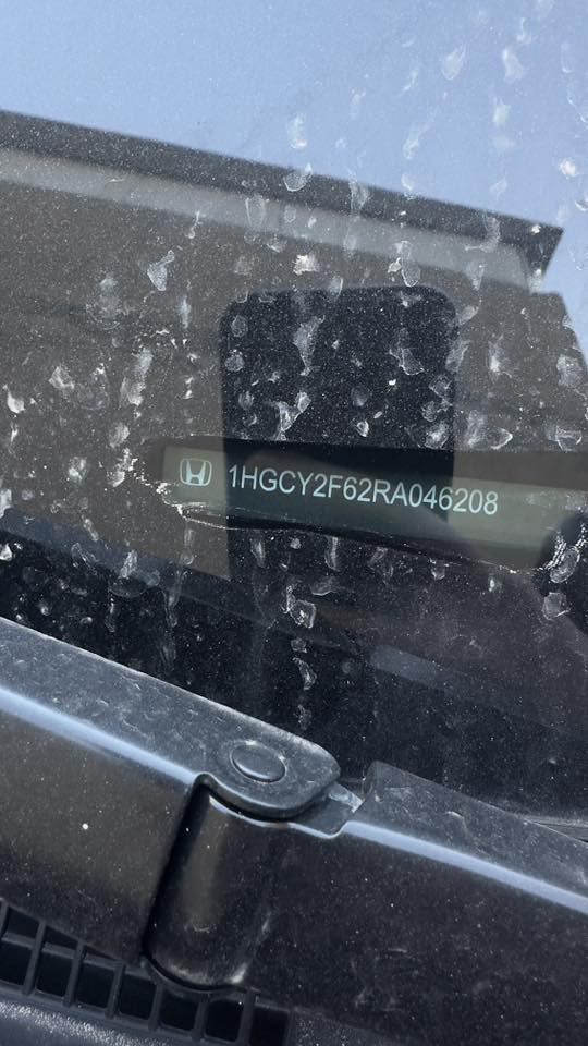 اكورد exl24 ماشيه ١٥ الف وقابل للزياده
ضرر صفحة عكس السائق وضرر بلتكمه شويه 
رقم الشاصي موجود داخل المنشور 
سعر ١٦٦ وبيها مجال 
ابيع حزام بس هيه مو حزام  مكاني فلوجه 
***********
