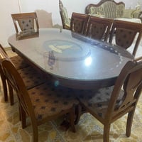 ميز خشب صاج مع8كراسي    ‭0774 800 0444‬ بغداد, العراق