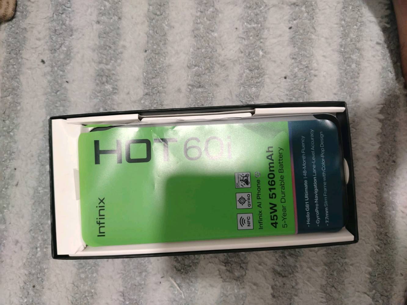 سلام عليكم عندي جاهز انفنكس هوت 60i جاهز أخو جديد استعمال قليل ذاكره. 265 عشوائيه 8 يشغل ببجي 40 فريم غراضه ما مستخدمه شاحنه 45w معالجة G81UItimate حجم شاشه 6.7  جهاز قوي  السعر 210 بيه مجال بسيط مكاني بغداد البنوك رقمي ***********