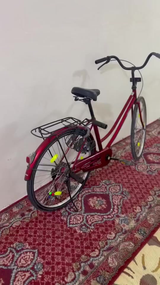 سلام عليكم البايسكل للبيع مديل 18 اوفيج احمر السعر 120وبي مجال مستعجل علفلوس لالاستفار***********
