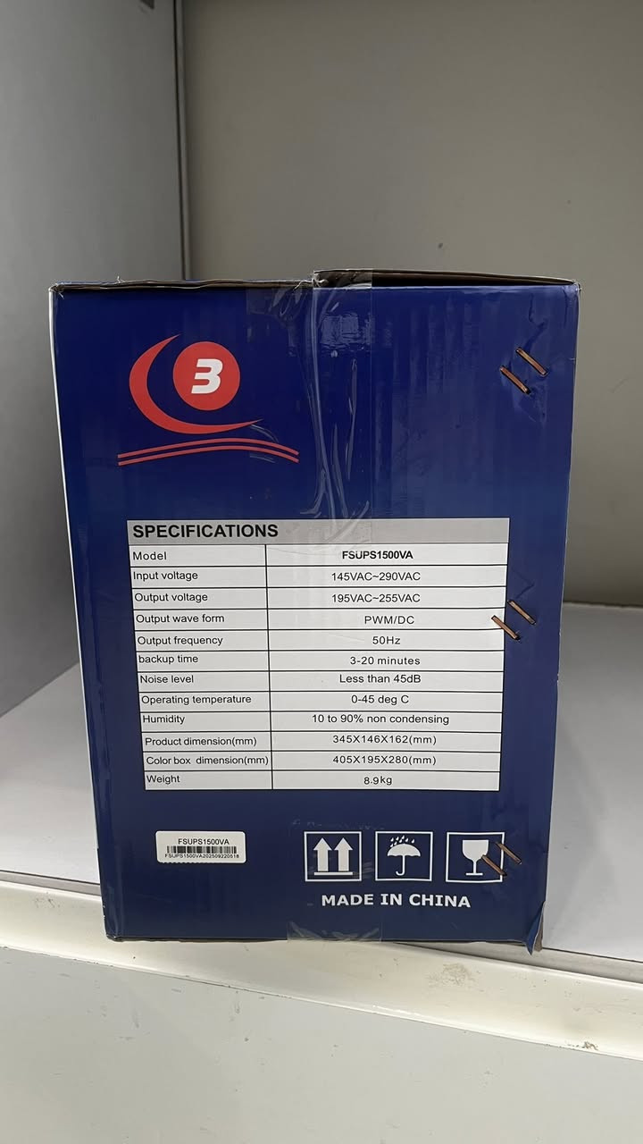 UPS 1500VA
السلام عليكم للبيع غير مستخدم بسعر 95 توصيل موجود لجميع المحافظات


**إذا كنت صاحب هذا الإعلان وتريد حذفه لأي سبب، رجاءا أرسل رسالة إلى الدعم الفني**