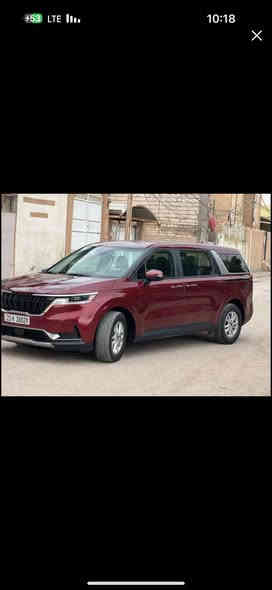 السلام عليكم 
كيا كرنفال 2022
محرك 3500 V6 بانزين 
رقم سليمانيه  تريد وكاله تحويل
ماشية80
السيارة حادثهة باب وجاملغ وبيها شبر صبغ بل باب الخلفي الجه الثانيه 
صورة الحادث موجودة بالمنشور
سيارة 8 راكب عائلية 
بصمة ابواب وتشغيل عن بعد 
رادار امامي 
كامرة خلفية 
ابواب جانبية كهرباء
 كراسي جلد اسود 
تدفئة كشنات 
مثبت سرعه 
مثبت مسار 
كونترول تبريد الخلفي منفصل 
اشاير بالمري 
هندبريك دكمة 
زنون عالي ناصي بلادي 
رادار جانبي مانع اجتياز 
مضلله بالكامل تضليل ابلادي 
السعر  230
مكان نجف كوفه حي ميسان
‭0783 160 6422‬
‭0773 344 1145 النجف
