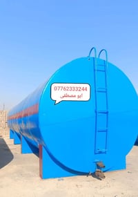 من رخصة الادمن اللبيع خزانات سعة 100الف  مستخدم نضافة 90% حديد 6ملم ال...