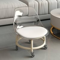 كرسي أكريليك • بعجلات • جودة عالية