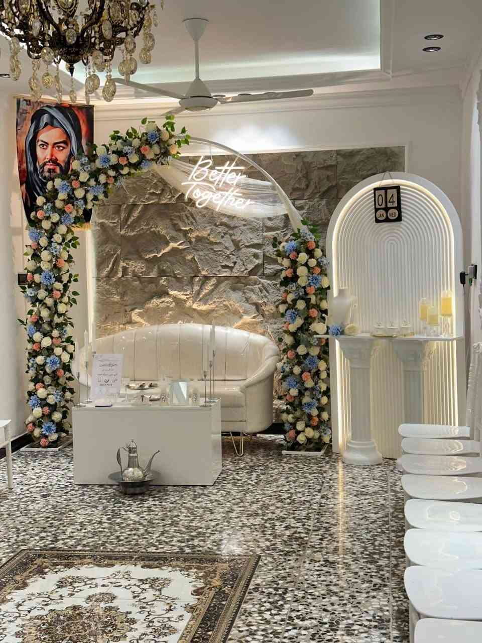 كل لحظة لها قصة 💍 وخلي قصتك تحكى باجمل صوره             💍 كوشات الاعراس والمناسبات💍
نرتب 🤩 ونزين 🌼 ونخلق اجواء ساحوه 🎀 تبقى بذااكرتك الابد
للحجز 👑 والاستفسار ☘ ***********
