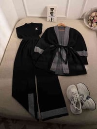 ✨ أهلاً بكِ في عآلم آلرقي وآلآنآقهہ  تسوّقي بكل ثقة” ✨  سوت تريكو 3قطع...