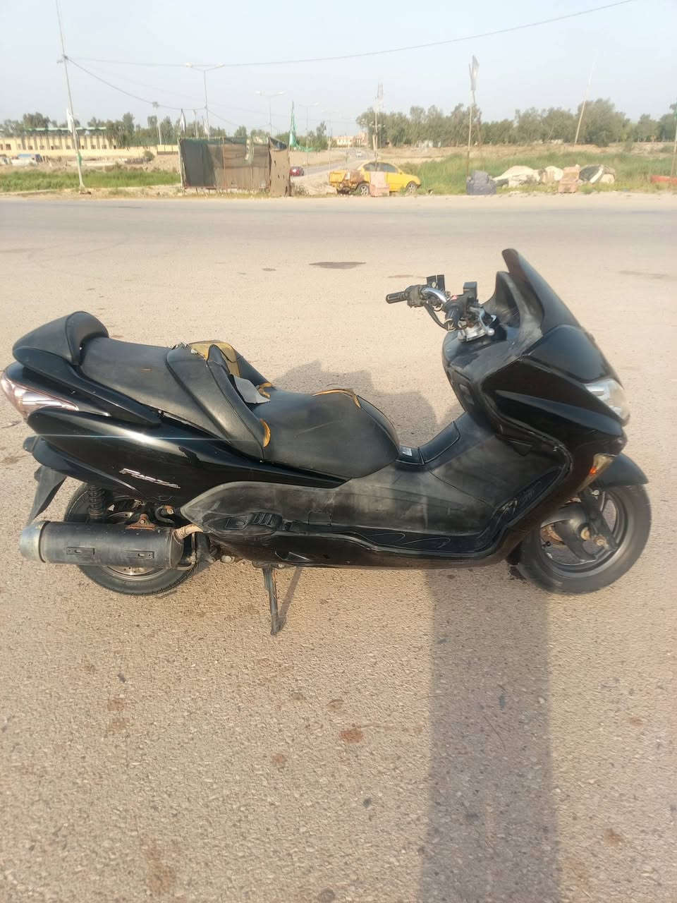 دراجة فورزة 08 بصمة ياباني للبيع..
مكينة ناعمة او صافية لا تدخين ولا تبخير ولا تنقيص نهضه او تسارع ممتازة اكسل مابي صوت صالنصة بلادية بريكات اماميه او خلفيه سايد بريك شغال شاصي نظيف دبلات بحالة ممتازة  ستانة عالية او جانبية تايرات جدد كهربائيات او كيجات كلهه شغاله قفل الجنطة شغال كفرات بلادية او نضيفة لون اسود بيتنجاني السعر على الخاص مكاني بابل المسيب.***********
