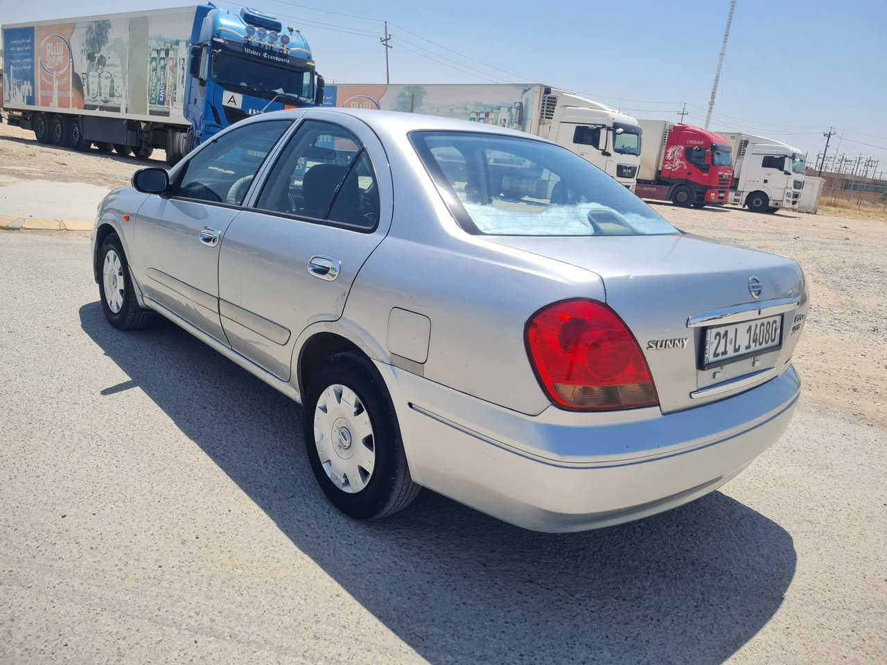 نيسان صني 2004 ياباني بيه بس قطعه واحد صبغ گيرمكينه تبريد تحويل شرط سعر77ورقه مكاني كلار ***********
