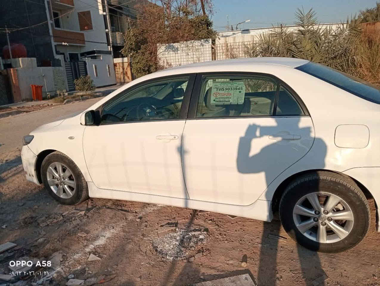 السلام عليكم سيارة كورلا موديل 2011
خليجي شركة عامة غير مطلوبة
حجم المحرك 1800
اللون ابيض
مشروع وطني 
بسمي تحويل ثاني يوم
مابيها اي حادث
بيها كامرة خلفية
شاشة
لايت زنون اصفر شمسي 
محرك وكير مكفول
الكشر 90%نضيف
تخم تغير جديد 
رقم مبايل ***********
السعر خاص
المكان بغداد زعفرانيه
