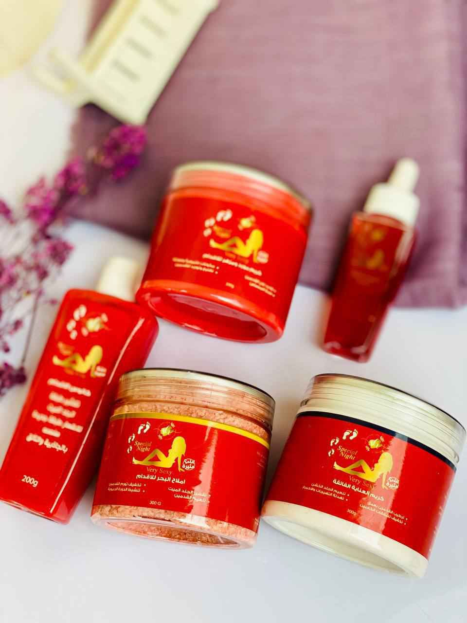 بكج العناية بالاقدام 
أفضل عرض فرموني بعطر Special night للأقدام يزيل الجلد الميت وينعم ويورد ويرطب القدم 

بكج يتكون من 5 قطع :

♥️ املاح قدم تعقـم القدم وتزيل الجلد الميت ولاوساخ  والروائح الكريهـة 
يقضي على الخلايا و الجلد الميت يعطي انتعاش وحيويه يقضي على السموم يقضي على التهابات الجلديه

♥️ كالوس قدم الاصلي يقشر
ويشيل الجلد الخشن الي بالكعب والقدم خلال دقائق

♥️ كريم كعب الغزال توريد وترطيب وتنعيم الجلد هو معالج مو بس ينعم وخلص وريحته حلوه   كل المكونات اعشاب وزيوت طبيعيه 
♥️ توريد القدم
♥️ تنعيم القدمين
♥️ ترطيب الكعبين وحمايتهما من التشققات
♥️ علاج جفاف الكعبين وإعطائها اللون الوردي

♥️ مرطب قدم 
كريم العناية بلقدم  يمنح القدم نعومة والترطيب اللازم ويزيل الروائح الكريهة يحتوي على يوريا ٢٥ ٪
يحمي القدم من الجفاف والتشققات خفيف وسريع الامتصاص 

♥️ سيروم  مقوي للأظافر  
♥️ التقليل من تكسرها وهشاشتها مما يكسبها الصلابة ومظهراً أكثر صحة وحيوية
♥️ كما أنه يعمل على إزالة الاصفرار من الأظافر و الزوائد اللحمية...
♥️ يتم امتصاصة في طرف الظفر لتقويتة وزيادة لمعانة وصلابتة

🚘يوجد خدمة توصيل لجميع محافظات العراق 🚘 بغداد, العراق


**إذا كنت صاحب هذا الإعلان وتريد حذفه لأي سبب، رجاءا أرسل رسالة إلى الدعم الفني**