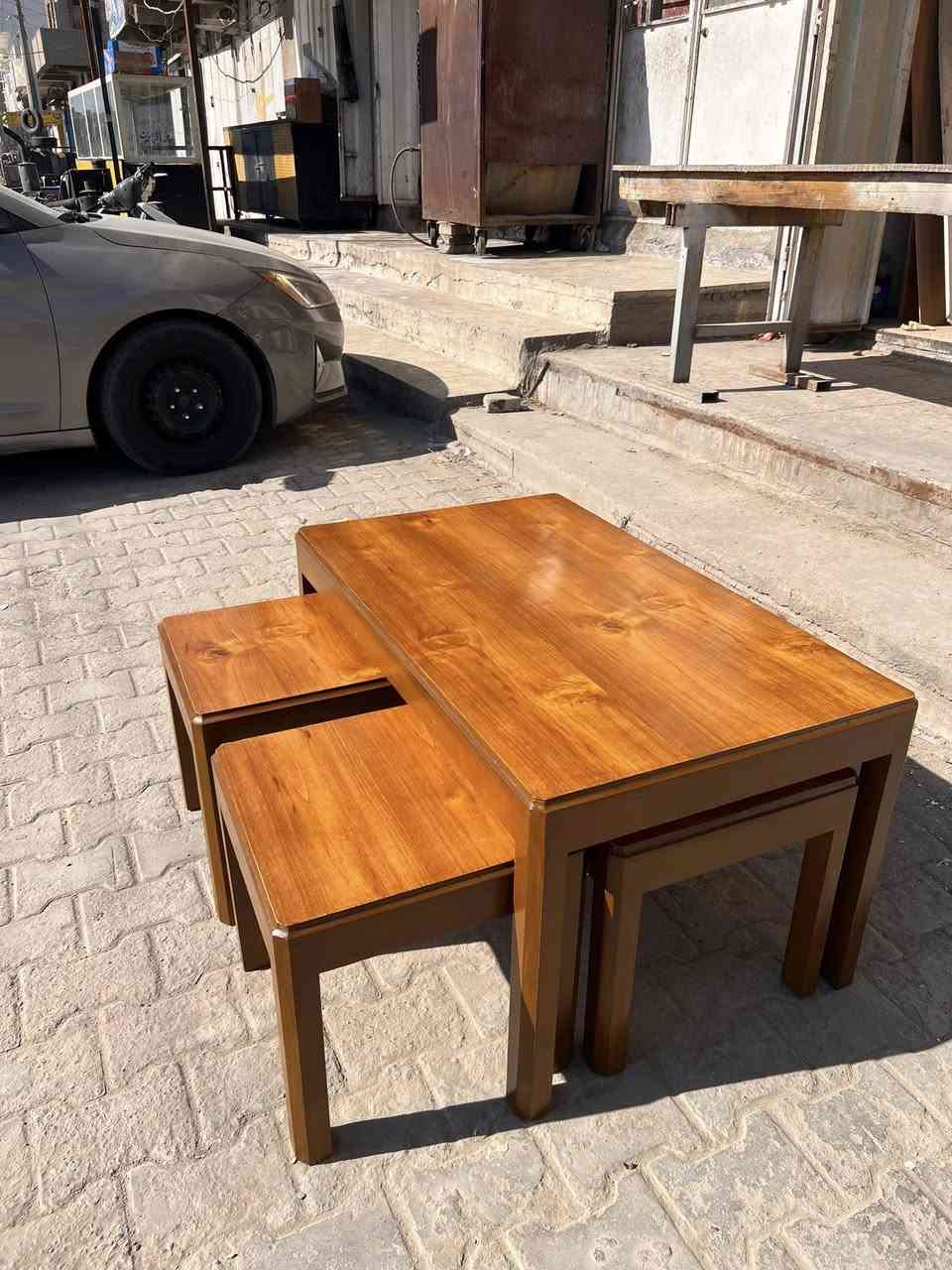 السلام عليكم تتوفر اطقم طبلات شكل مربع ودائري جديدنجارة عراقيه شغل ثقيل العنوان بغداد مدينة الصدر الكيارة
للاستفسار ***********
